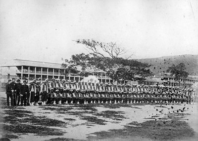 Soldados del Regimiento de las Indias Occidentales, c.1870-90 de British Photographer